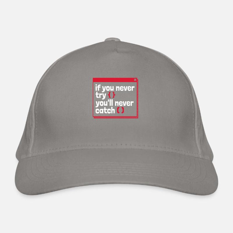 If You Never Try You'll Never Catch Developer Bio-Baseballkappe