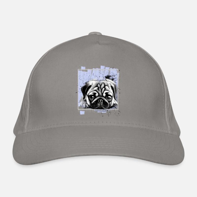 Chien carlin Casquette classique bio