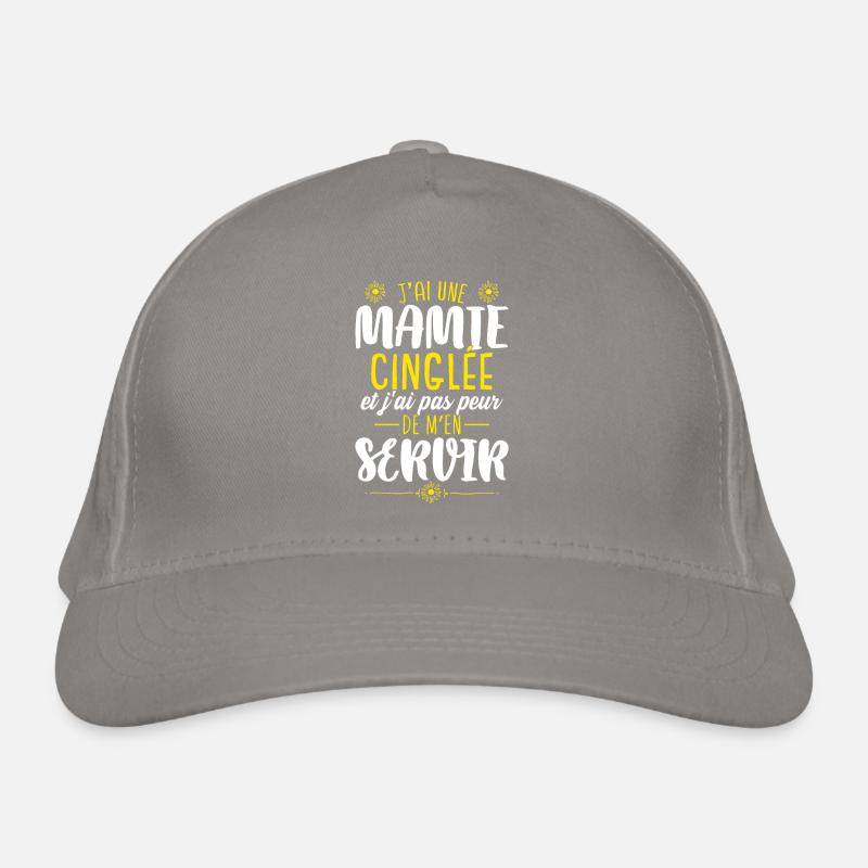 J'Ai Une Mamie Cinglée Casquette classique bio
