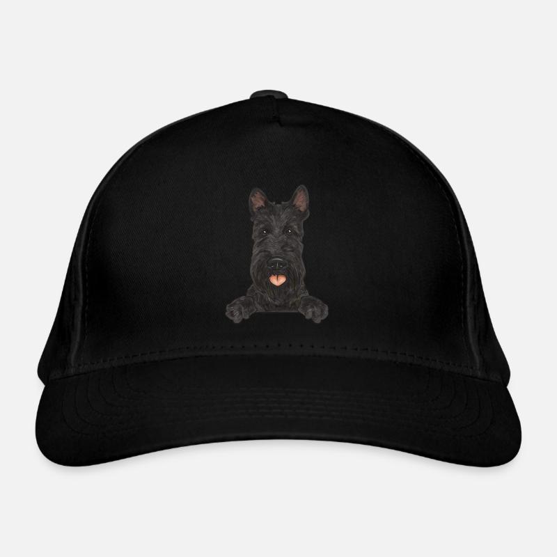 Scottish Terrier Scottie Dog Organic Baseball Cap