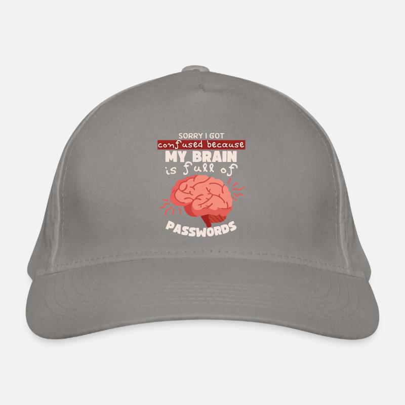 Mots de passe oubliés Mot de passe Nerd informatique disant Casquette classique bio