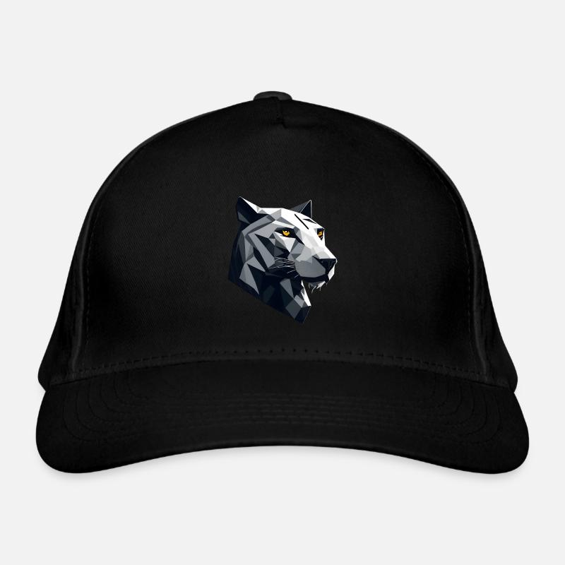 Minimalistic Panther Organic Baseball Cap