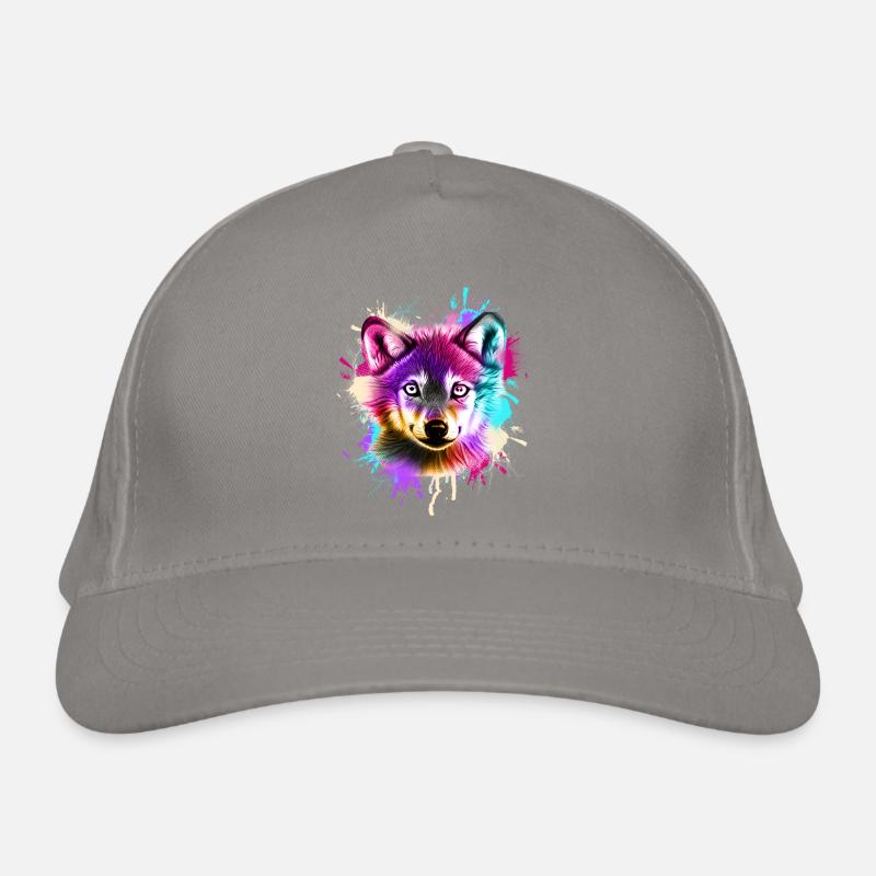 Petit Loup Coloré Casquette classique bio
