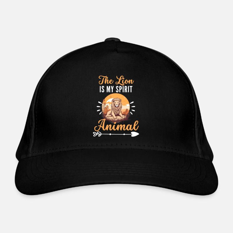 Raubtier Afrikanisches Tier Lustiges Geschenk Löwe Bio-Baseballkappe