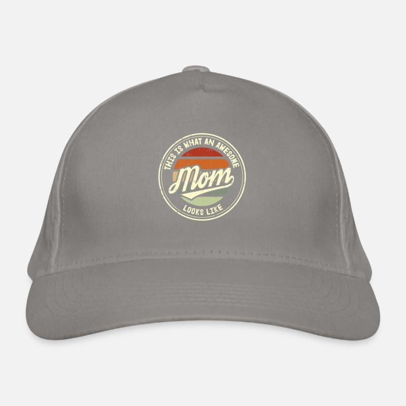 Bester Mama Muttertag Mutter Mom Retro Geschenk Bio-Baseballkappe