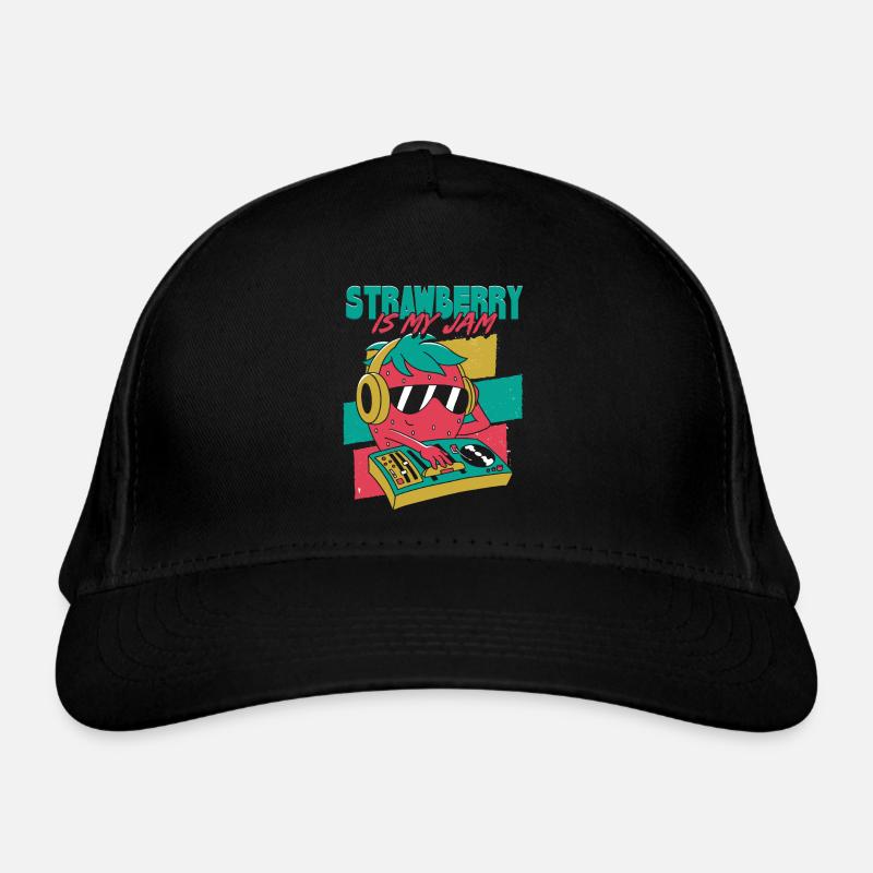 Strawberry is my jam Organic Baseball Cap