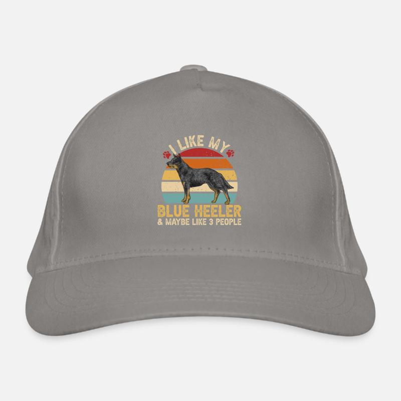 Australian Cattle Dog Red Blue Heeler Bio-Baseballkappe
