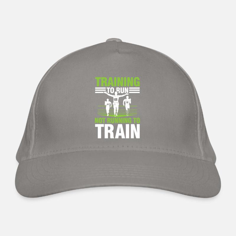 Training To Run Not Running To Train Bio-Baseballkappe