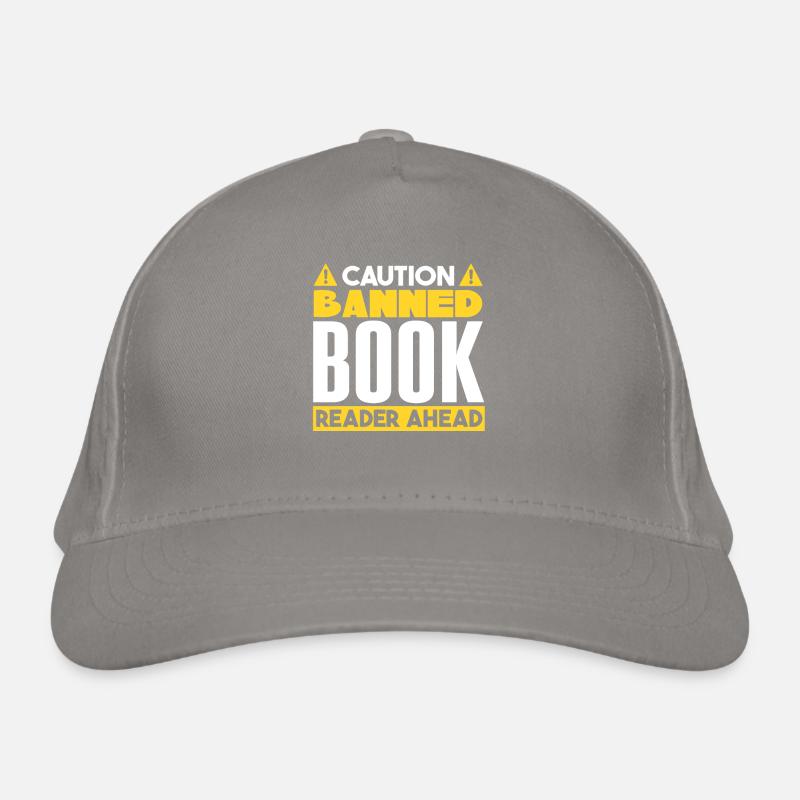 Banned Book Reader Ahead Organic Baseball Cap