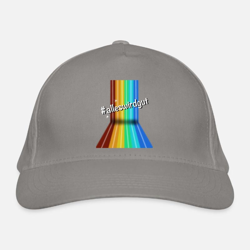 #alleswirdgut tout ira bien en disant déclaration Casquette classique bio