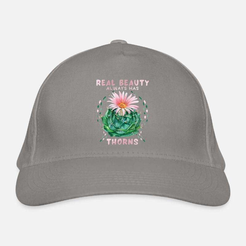 Cactus cactus, funny saying with cactus flower Organic Baseball Cap