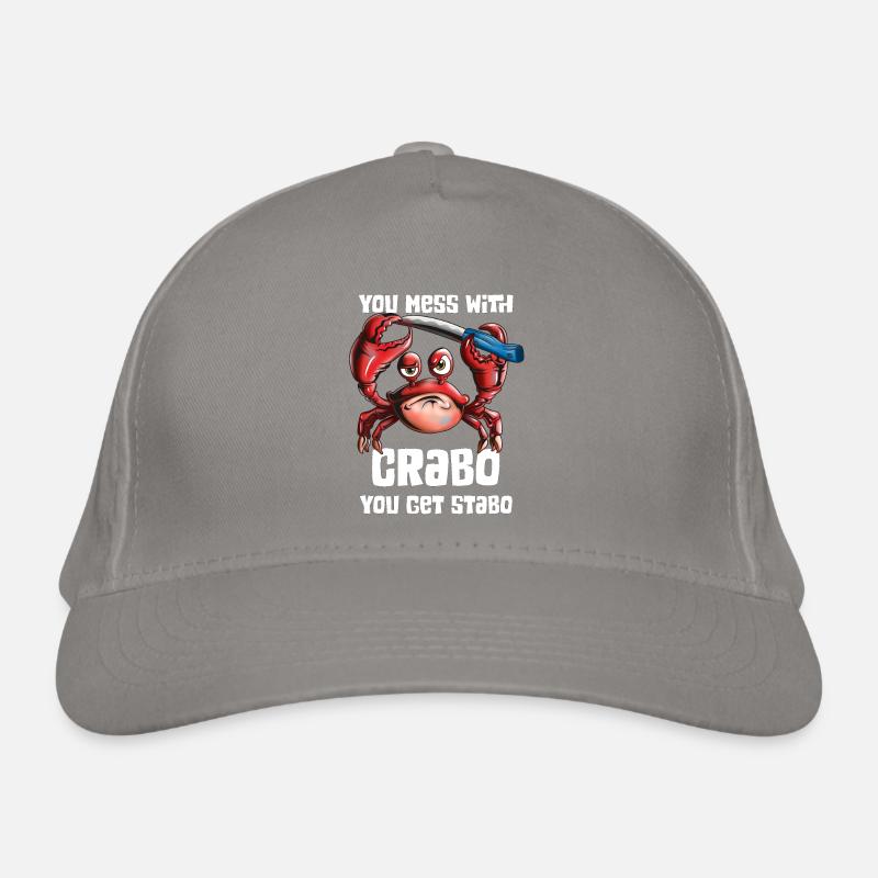 Krabben Krebse Krebstiere Sternzeichen Krabbe Bio-Baseballkappe