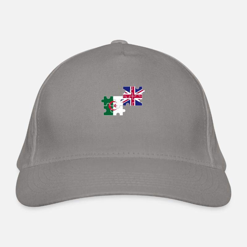 Algerien Britische Flagge Britisch Algerisch Bio-Baseballkappe