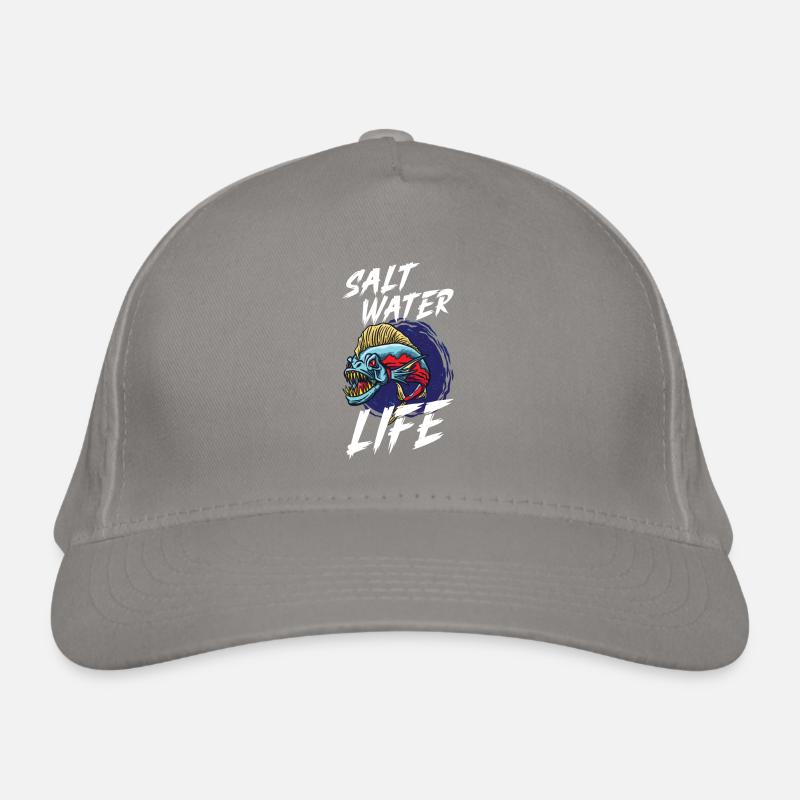 Pêche en eau salée Pêcheur Perche Canne à pêche Bobbe Casquette classique bio