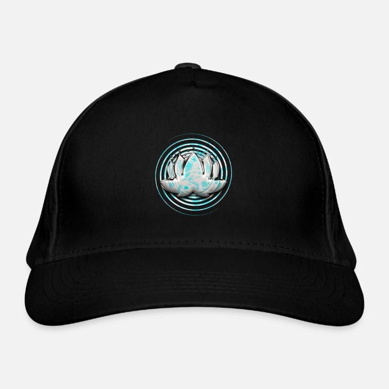 Zen Fleur de Lotus Psychédélique Bouddhiste Spirituel Bouddhiste Casquette classique bio