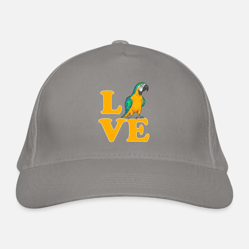 Yellow-breasted Macaw Parrot Blue And Yellow Macaw Organic Baseball Cap