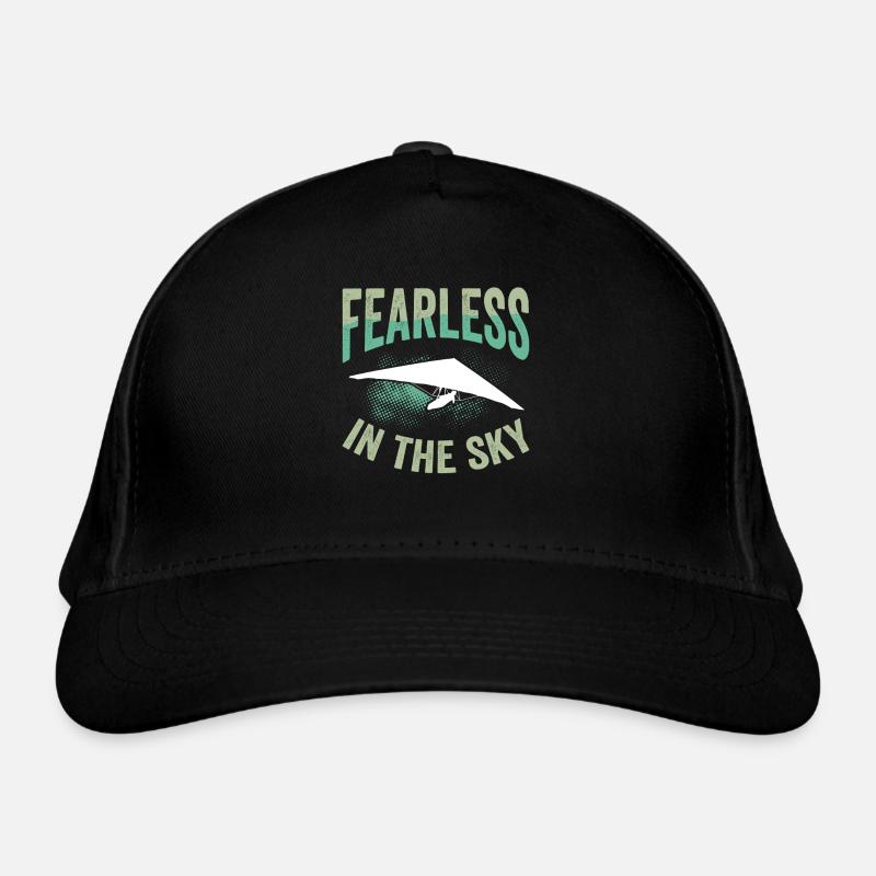 Fearless in the sky Organic Baseball Cap
