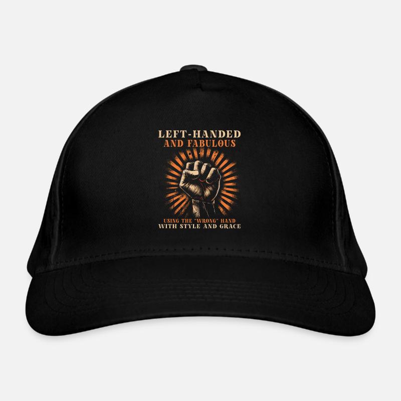Left Handed Lefty Left-Hander Leftie Buddy Organic Baseball Cap