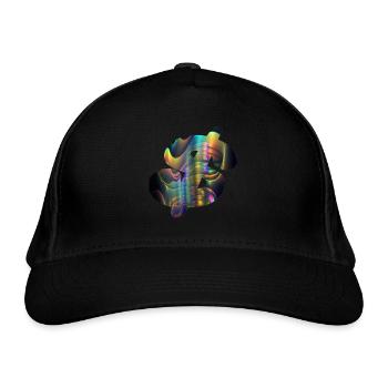 "Psychédélic Dollar$" - Casquette classique bio - noir - Devant