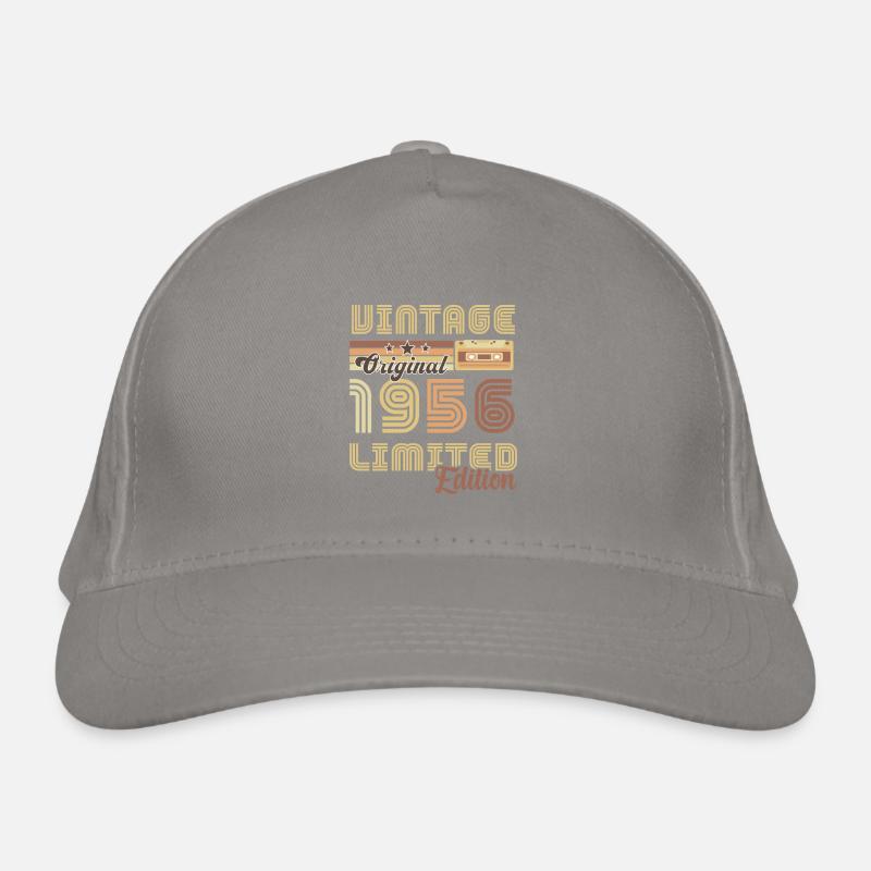 Original 1956 Vintage Retro Anniversary Organic Baseball Cap