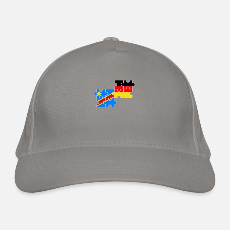 DR Congo Germany Flag German Congolese Organic Baseball Cap