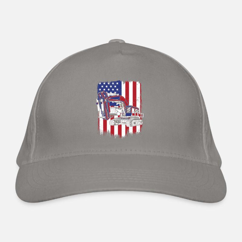 Excavator Seilbagger Raupenbagger Baggerführer Bio-Baseballkappe