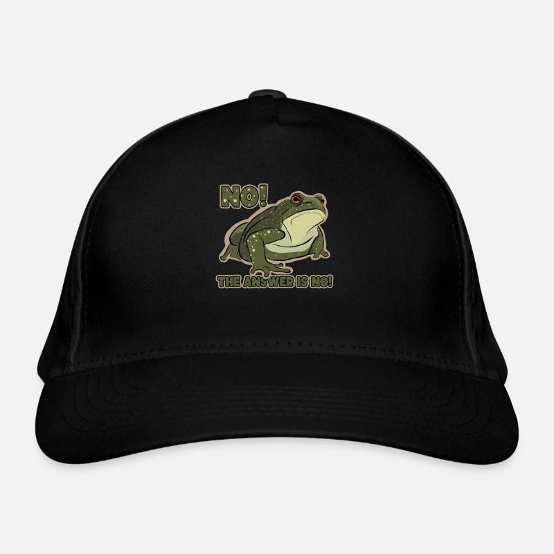 La réponse est pas de crapaud rainette têtard Casquette classique bio