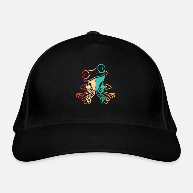 Retro Agalychnis Callidryas Pet Lover Red Eyed Organic Baseball Cap