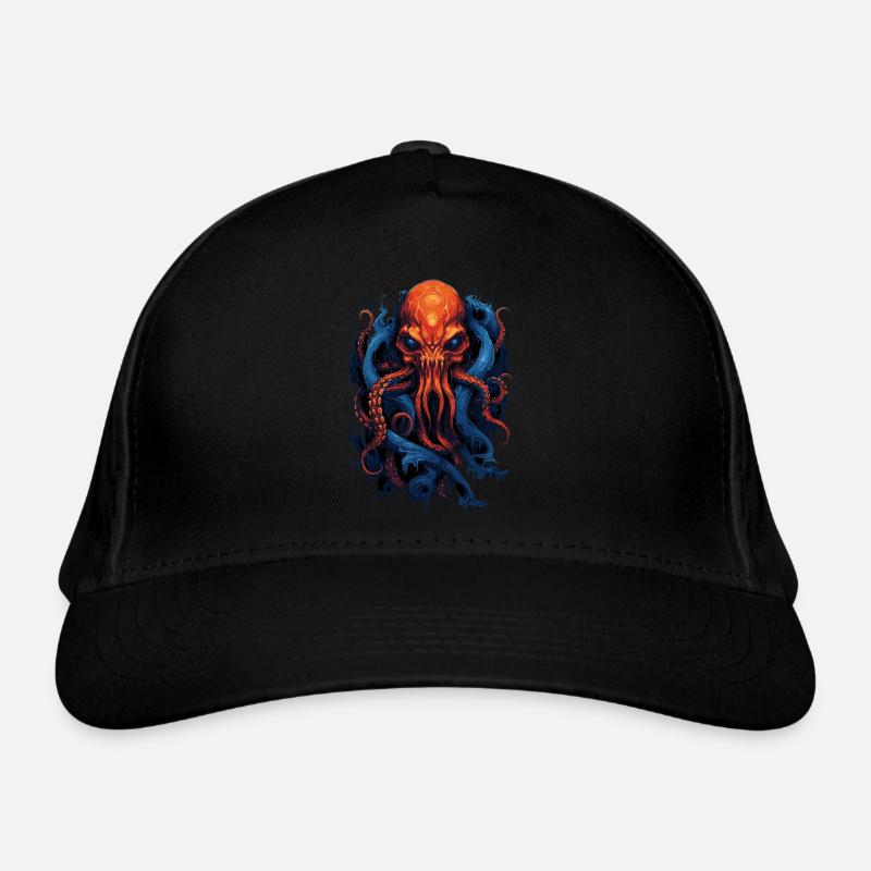 Alien Skull Octopus Squid Animal Creature Organic Baseball Cap