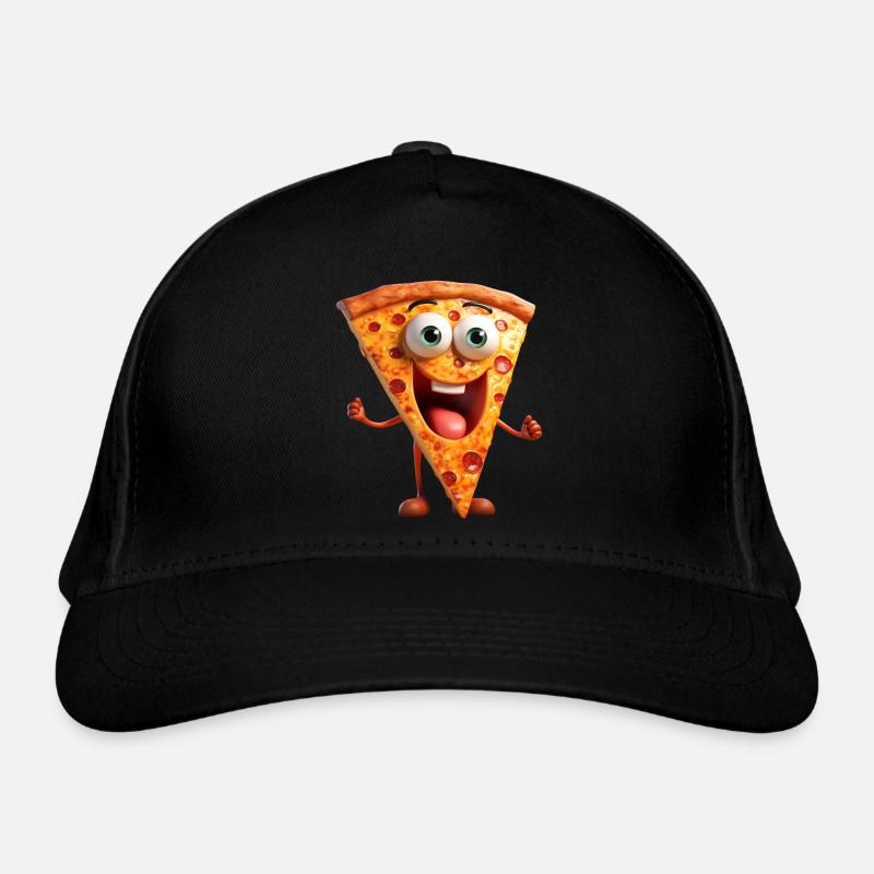 Figurine de dessin animé Pizza Casquette classique bio