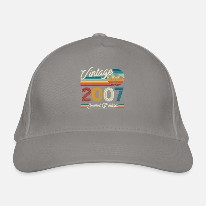 Cadeau Millésime 2007 Casquette classique bio