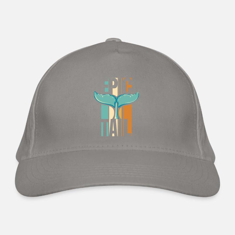 Béluga bleu à queue épique Cachalot Casquette classique bio