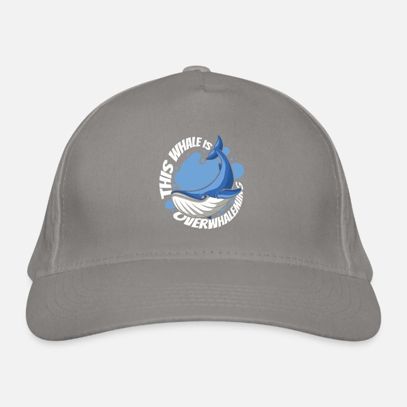 Cette baleine est au-dessus de la baleine Cetacea Cachalot Casquette classique bio
