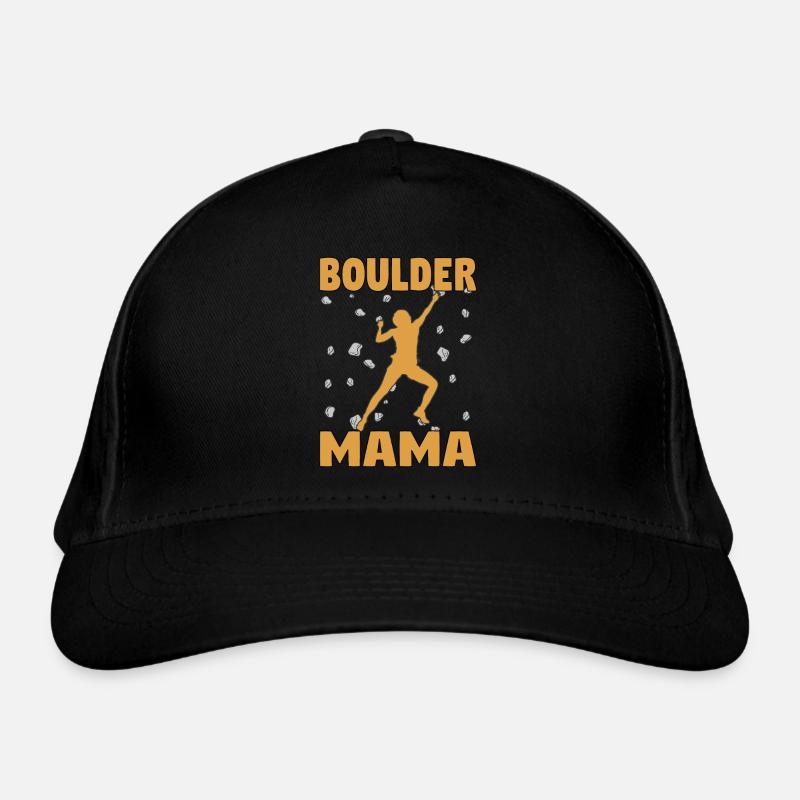 Bouldern Mama Boulder Mutti Boulderer Muttertag Bio-Baseballkappe
