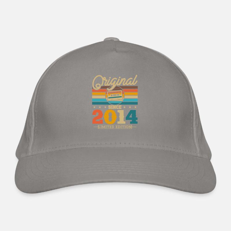 Retro Geburtstagsgeschenk 2014 Bio-Baseballkappe