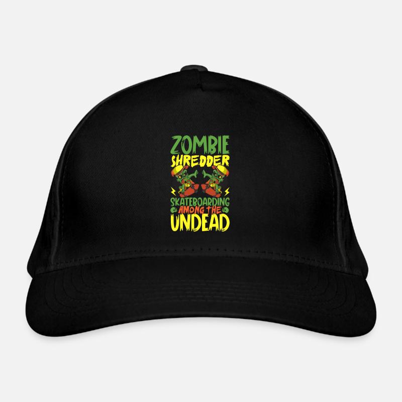 Horror Skateboarder Halloween Skateboard Gift Organic Baseball Cap