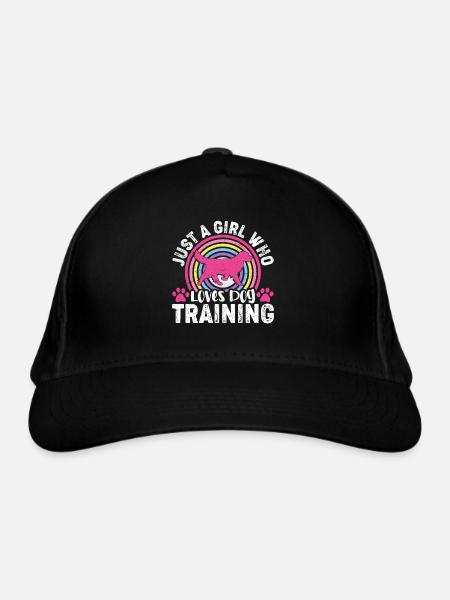 Hundetraining - Bio-Baseballkappe - Schwarz