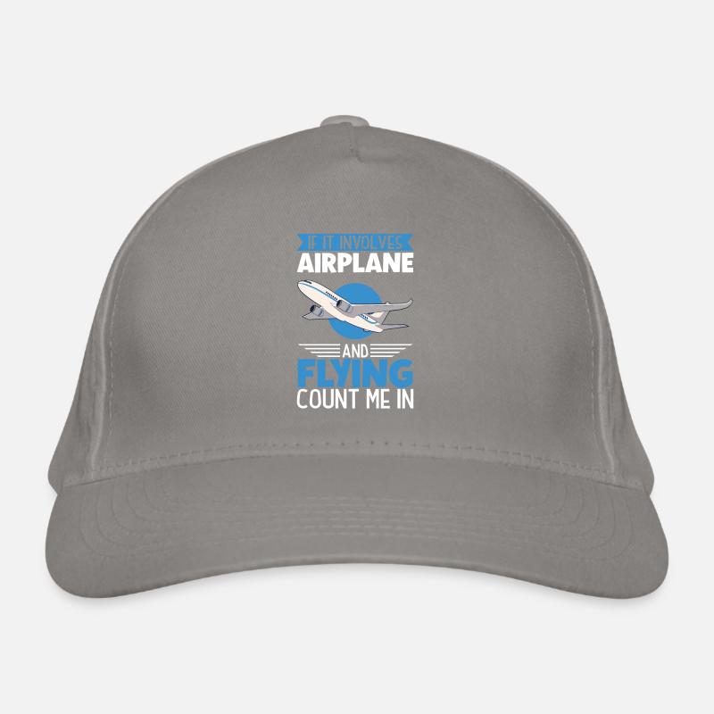 Pilot Aviation Airplane Airline Future Pilots Bio-Baseballkappe