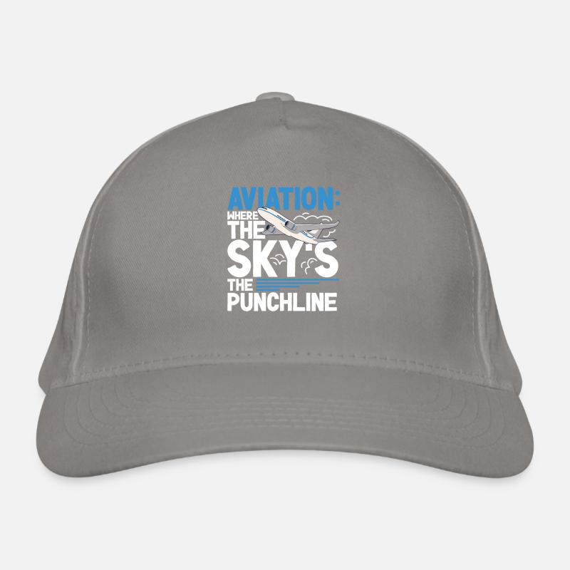 Pilot Aviation Airplane Airline Future Pilots Bio-Baseballkappe