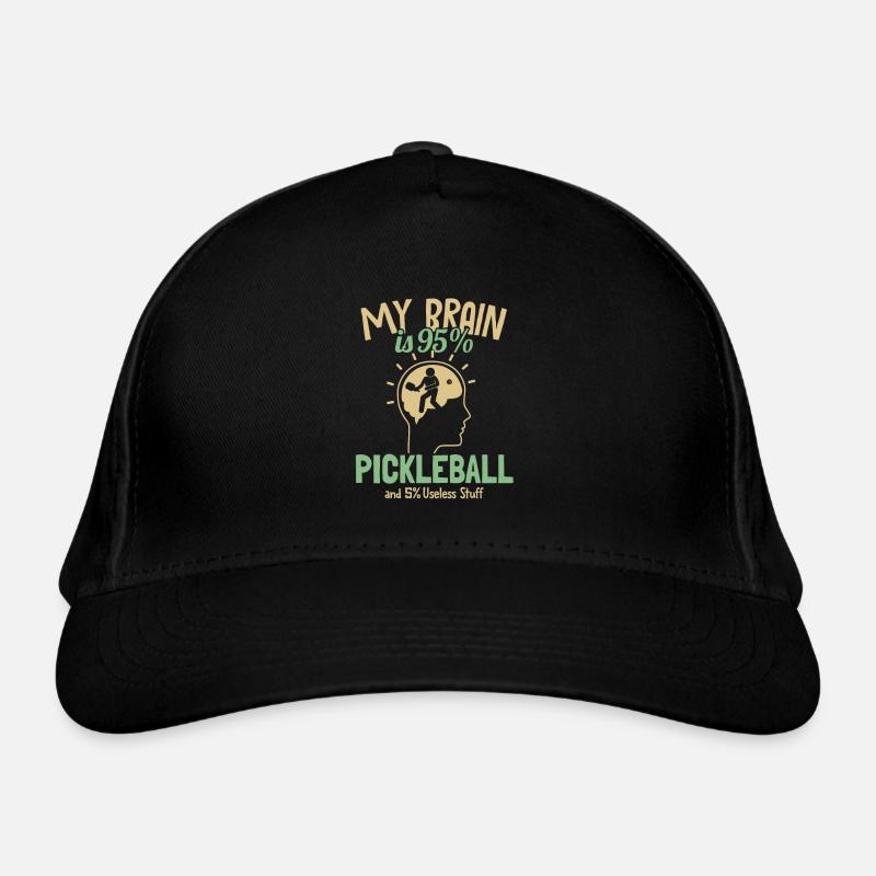 My Brain is 95% Pickleball Pickleballprofi Bio-Baseballkappe