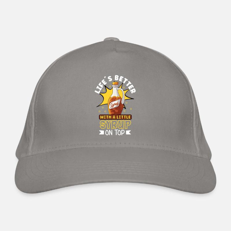 Maple syrup Canada tradition and cones Organic Baseball Cap