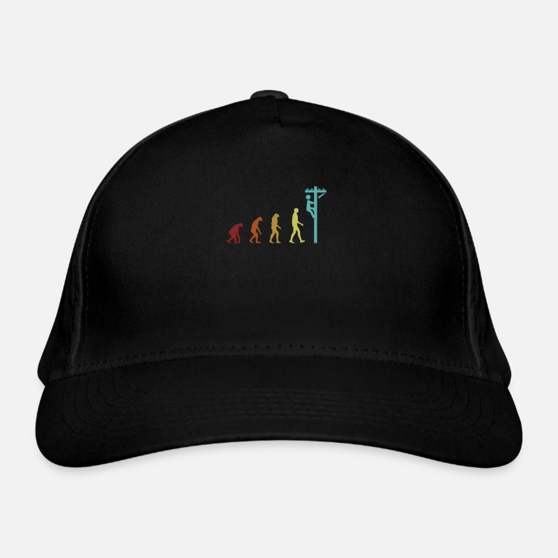 Electrician Evolution Electronics Technician Electrician Organic Baseball Cap