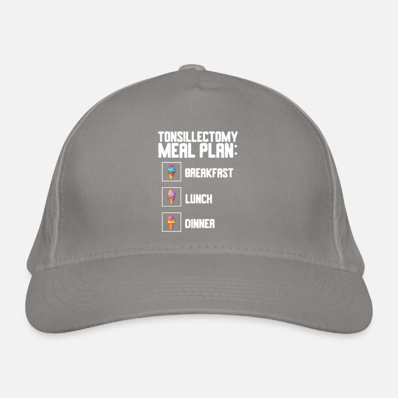 Tonsillectomy, recovery, tonsillectomy Organic Baseball Cap