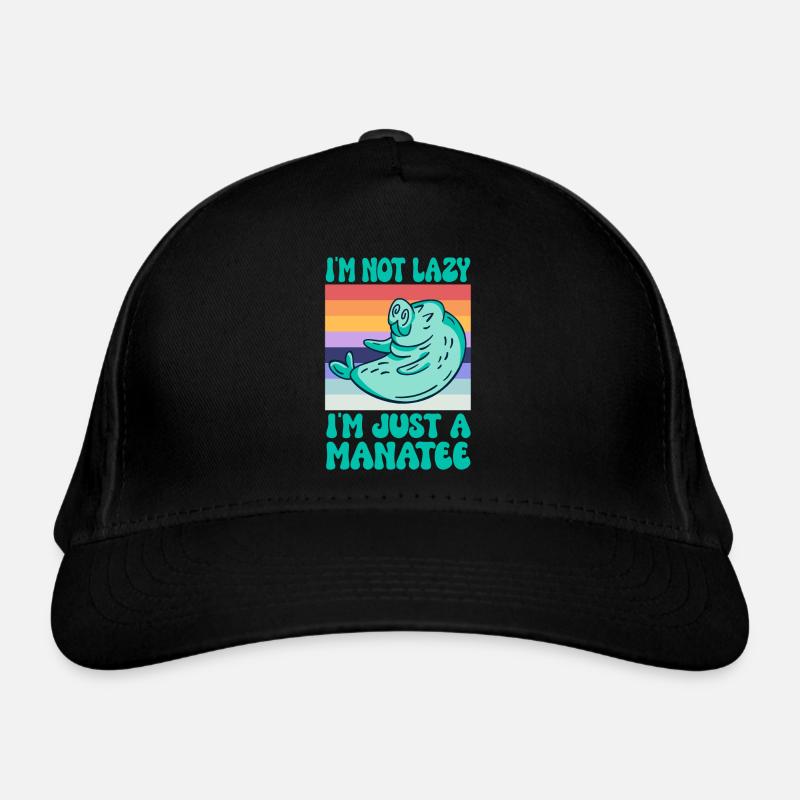Lamantin Vintage mignon vache de mer Casquette classique bio