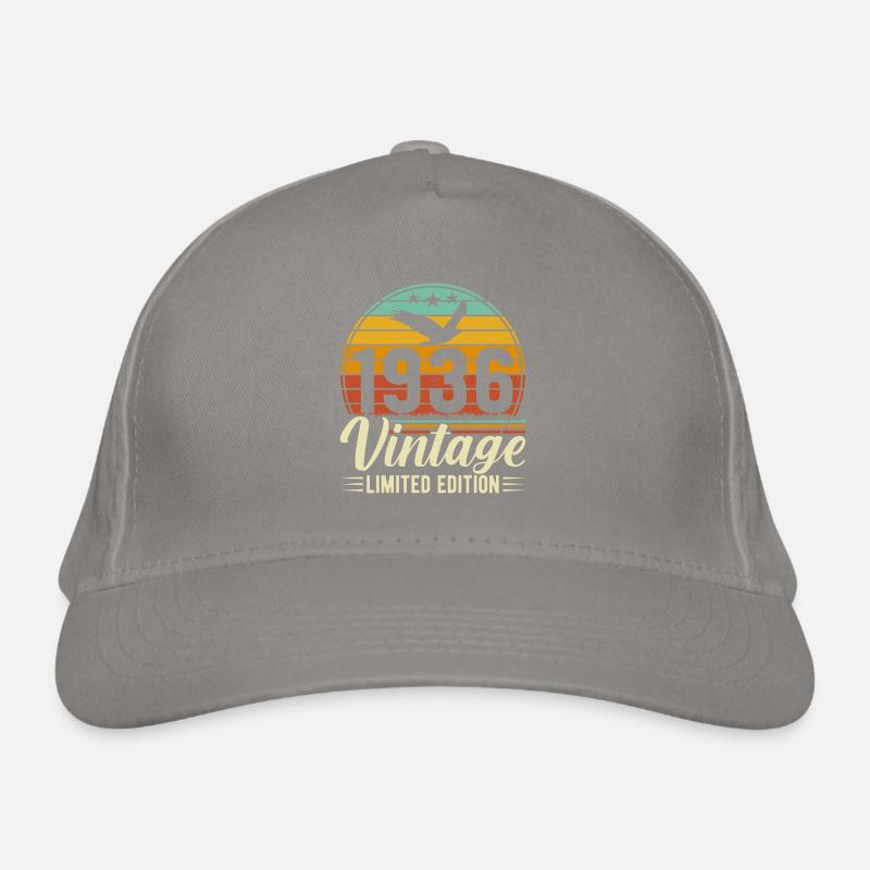 Vintage 88. Geburtstag Retro Bio-Baseballkappe