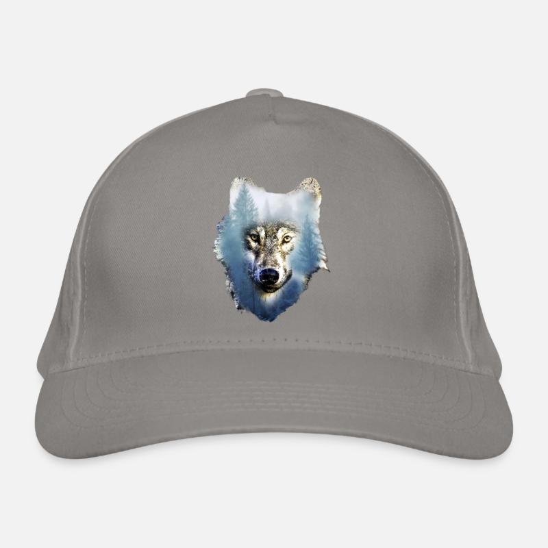 Wolf Bio-Baseballkappe