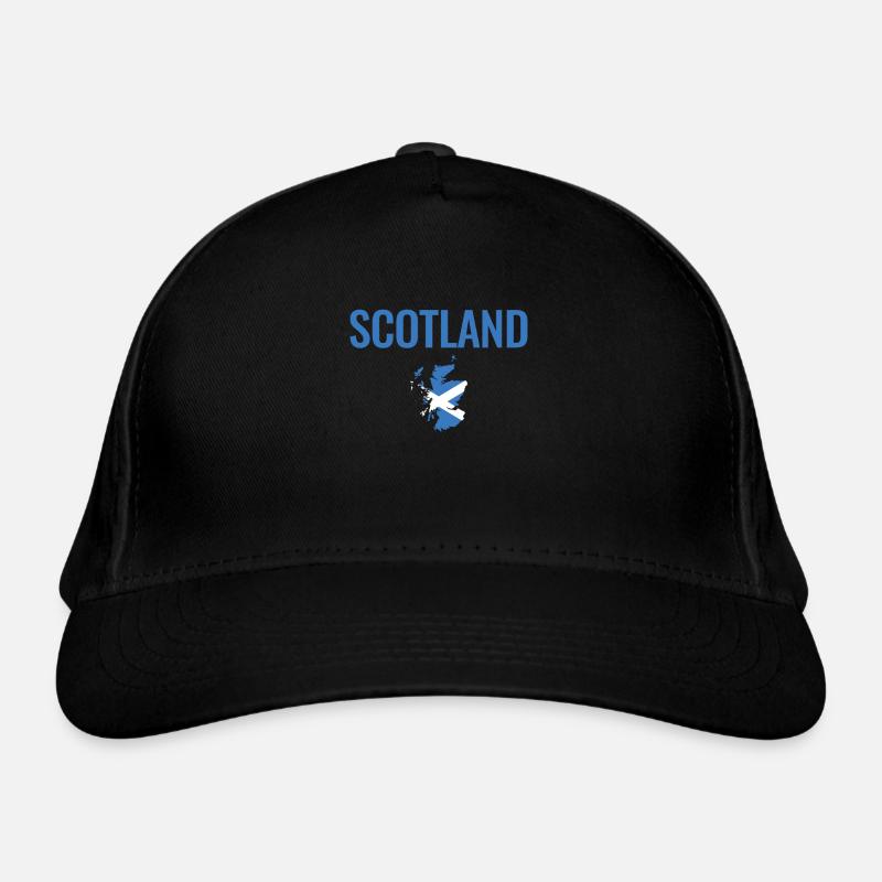 Scotland Scotland Map Scottish Flag Organic Baseball Cap