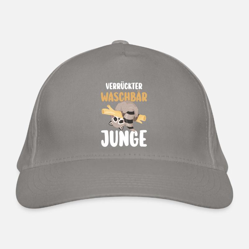 Waschbär Bio-Baseballkappe