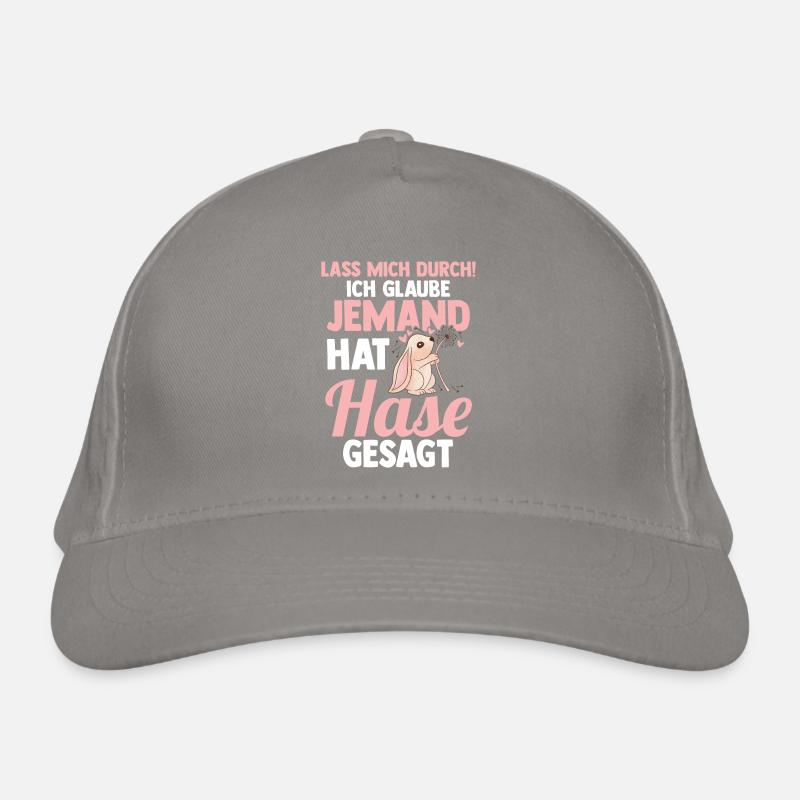Kaninchen Hase Bio-Baseballkappe