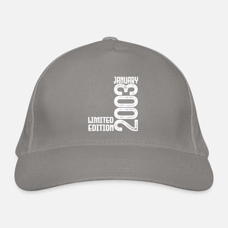 Cadeau Anniversaire Janvier 2003. January 2003. Casquette classique bio